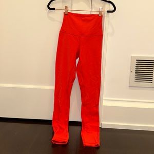 LULULEMON- red align leggings